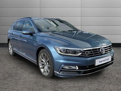 Begagnad VW Passat R-line 150 HK (110 kW) 2018 Blå Kombi