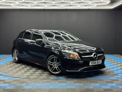 Used Mercedes A180 AMG line 2016 Black Hatchback