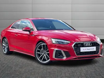 Used Audi A5 S-Line 204 HP (150 kW) 2024 Progressive red Coupe