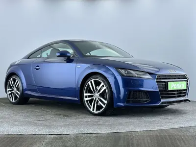 Used Audi TT S-Line 184 HP (135 kW) 2015 Blue Coupe