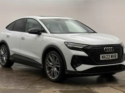 Used Audi Q4 e-tron Advanced 219 kW (299 HP) 2022 White SUV