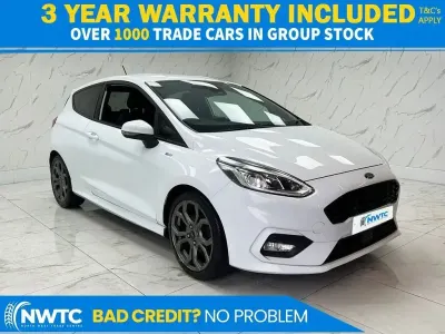 Used Ford Fiesta ST-Line 125 HP (91 kW) 2018 White Hatchback