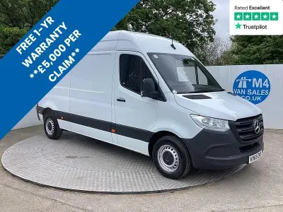 Gebraucht Mercedes Sprinter 2019 Weiß Van