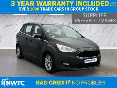 Used Ford Grand C-Max Zetec 125 HP (91 kW) 2016 Grey MPV