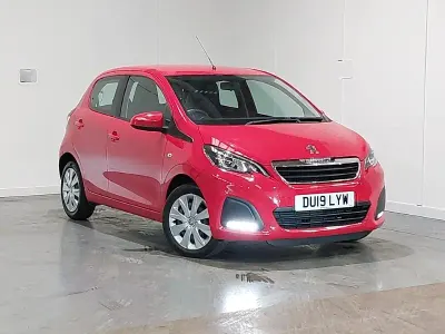 Second-hand Peugeot 108 Active 72 CP (52 kW) 2019 Roșu Hatchback
