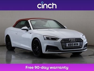 White Used 2019 Audi A5 Cabriolet S-Line Cabriolet | £15,699 (Good price)