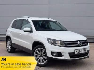 Second-hand VW Tiguan Edition 150 CP (110 kW) 2015 Alb SUV