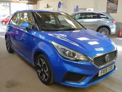 Used MG MG3 Excite 106 HP (77 kW) 2019 Blue Hatchback