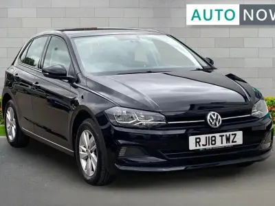 Used VW Polo SE 94 HP (69 kW) 2018 Black Hatchback