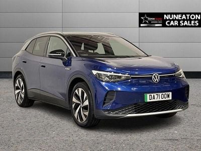 Blue Used 2021 VW ID.4 Pro Performance SUV | £17,350 (Fair price)