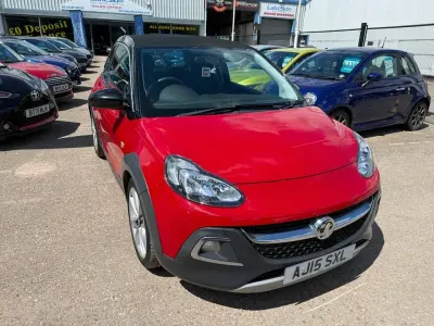 Used Vauxhall Adam Rocks 70 HP (51 kW) 2015 Red Hatchback
