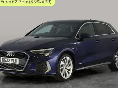 Used Audi A3 Sportback e-tron S-Line 204 HP (150 kW) 2022 Blue Hatchback