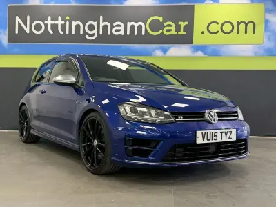 Used VW Golf VII R 295 HP (216 kW) 2015 Blue Hatchback