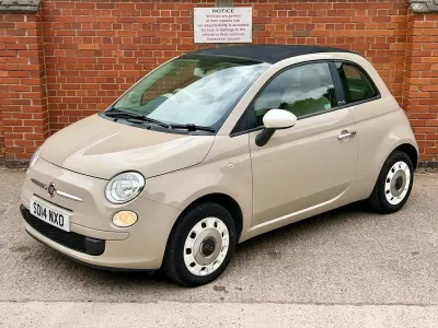 Used Fiat 500 69 HP (50 kW) 2014 Beige Cabriolet