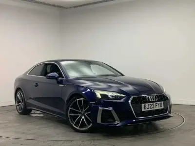 Used Audi A5 S-Line 147 HP (108 kW) 2023 Blue Coupe