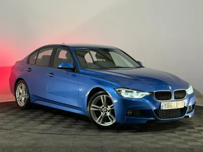 Used BMW 330e M Sport 181 HP (133 kW) 2017 Blue Sedan