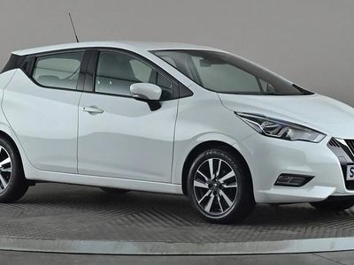 Used Nissan Micra Acenta 71 HP (52 kW) 2017 White Hatchback
