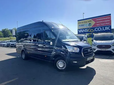 Used Ford Transit 130 HP (95 kW) 2019 Blue Van