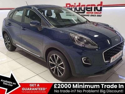 Używany Ford Puma Titanium 2022 Niebieski Hatchback