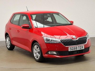 Used Skoda Fabia SE 95 HP (69 kW) 2018 Red Hatchback