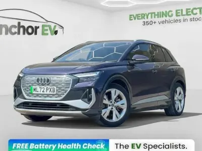 Used Audi Q4 e-tron S-Line 150 kW (204 HP) 2022 Purple SUV
