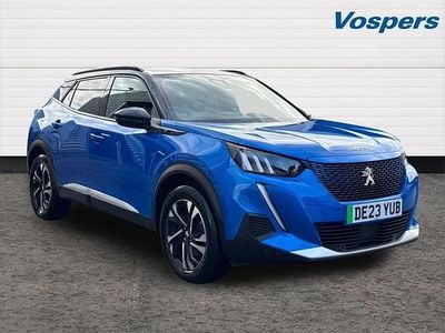 Used Peugeot e-2008 GTi 100 kW (136 HP) 2023 Blue SUV
