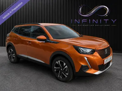 Used Peugeot e-2008 Allure 100 kW (136 HP) 2021 Orange SUV