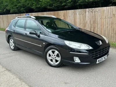 Used Peugeot 407 110 HP (80 kW) 2009 Black Estate