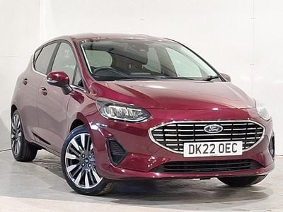 Usado Ford Fiesta Titanium 155 HP (114 kW) 2022 Vermelho Citadino