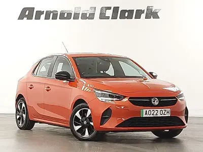 Used Vauxhall Corsa-e 100 kW (136 HP) 2022 Orange Hatchback