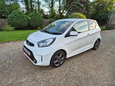Used Kia Picanto 84 HP (61 kW) 2016 White Hatchback