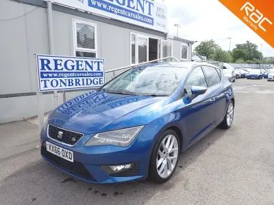 Used Seat Leon FR 150 HP (110 kW) 2016 Blue Hatchback