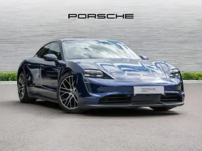 Used Porsche Taycan 350 kW (476 HP) 2021 Blue Sedan