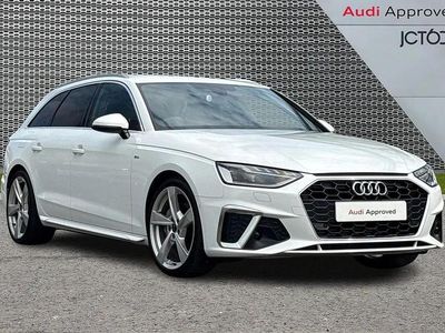 Used Audi A4 S-Line 200 HP (147 kW) 2023 White Estate