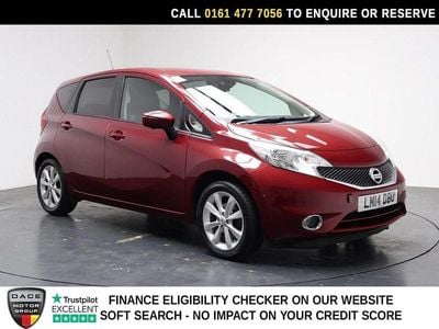Used Nissan Note S 98 HP (72 kW) 2014 Red Hatchback