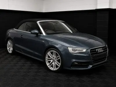 Used Audi A5 Cabriolet S-Line 2015 Blue Cabriolet