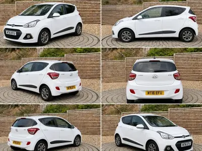 Used Hyundai i10 Premium 83 HP (61 kW) 2016 White Hatchback
