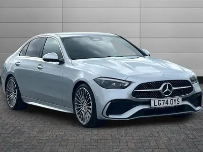 Begagnad Mercedes C200 AMG Line Premium 204 HK (150 kW) 2024 Silver Sedan
