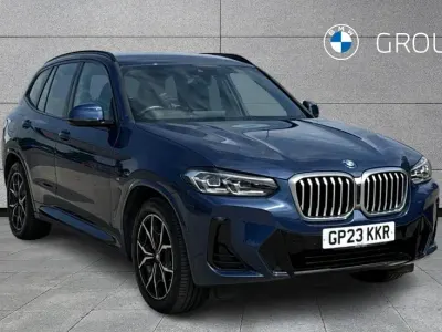 Used BMW X3 M Sport 184 HP (135 kW) 2023 Blue SUV