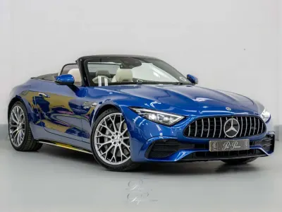 Used Mercedes SL43 AMG 2023 Blue Cabriolet