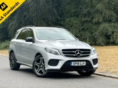 Used Mercedes GLE250 AMG line 201 HP (147 kW) 2018 Silver SUV
