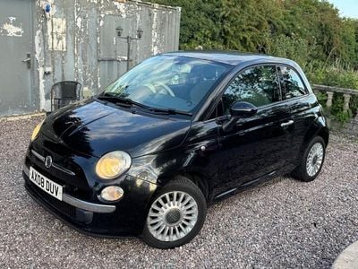 Black Used 2008 Fiat 500 Lounge Hatchback | £1,650 (Expensive)