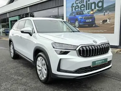 Used Skoda Kodiaq SE L 110 HP (80 kW) 2026 Moon white metallic SUV