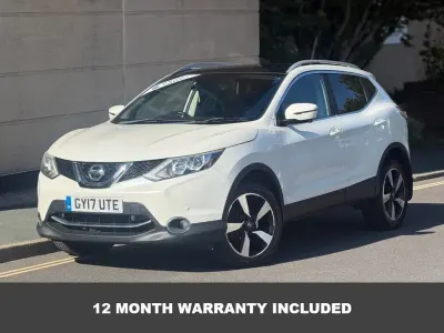 Used Nissan Qashqai N-Connecta 115 HP (84 kW) 2017 White SUV