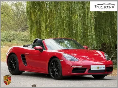 Used Porsche 718 Boxster 300 HP (220 kW) 2017 Red Cabriolet