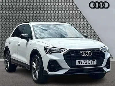 Used Audi Q3 Black Edition 187 HP (137 kW) 2023 White SUV