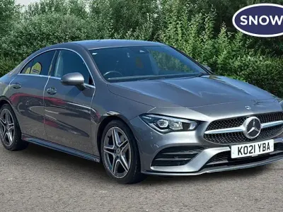 Used Mercedes CLA200 AMG line 163 HP (119 kW) 2021 Grey Coupe