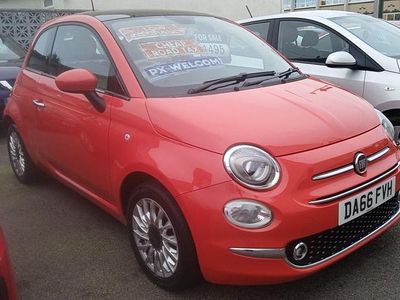 Used Fiat 500 Lounge 69 HP (50 kW) 2016 Pink Hatchback