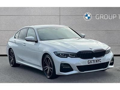 Mineral white Used 2021 BMW 320 M Sport Sedan | £25,875 (Fair price)