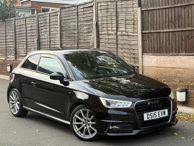 Used Audi A1 S-Line 116 HP (85 kW) 2015 Black Hatchback